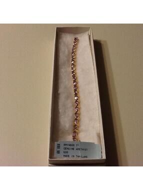 Genuine Amethyst Bracelet